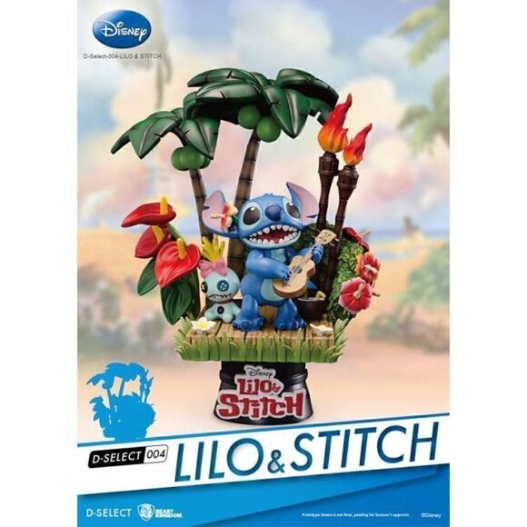 Disney D-Select DS-004 Lilo & Stitch PX Previews Exclusive Statue - Picture 6 of 8